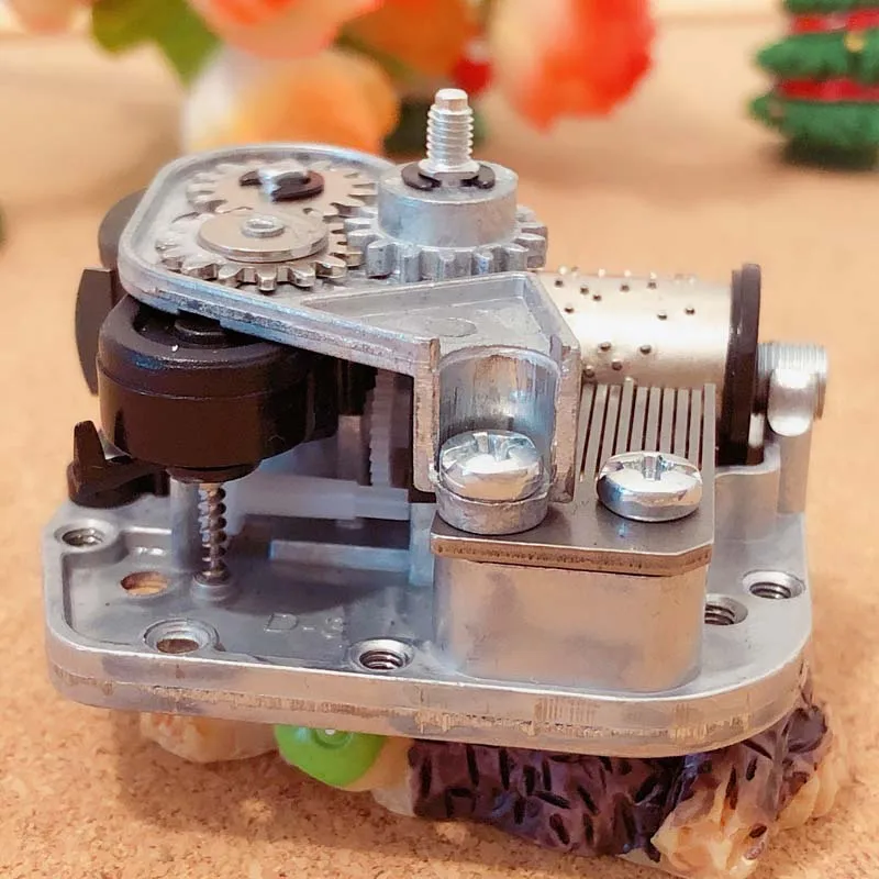 DIY Music Box Mechanism with Center Rotating Shaft Output/M3 Left Thread Christmas Gifts Unusual