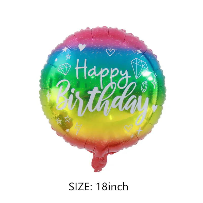 Spain 18 Inch Round Foil Helium Balloons For Kids Birthday Surprise Party Decoration Globos Baby Shower Inflatable Toy