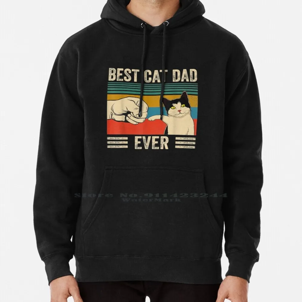 

Best Cat Dad Ever Bump Hoodie Sweater 6xl Cotton Best Cat Dad Ever Cat Vintage Women Teenage Big Size Pullover Sweater 4xl 5xl