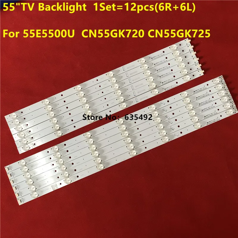 LED 백라이트 스트립, CRH-K553535T0613L4CF-Rev1.1 CRH-K553535T0613R4CF-Rev1.1 55S670 55U2000 55E5500U 55CE1168SR3 PLED5529A-C