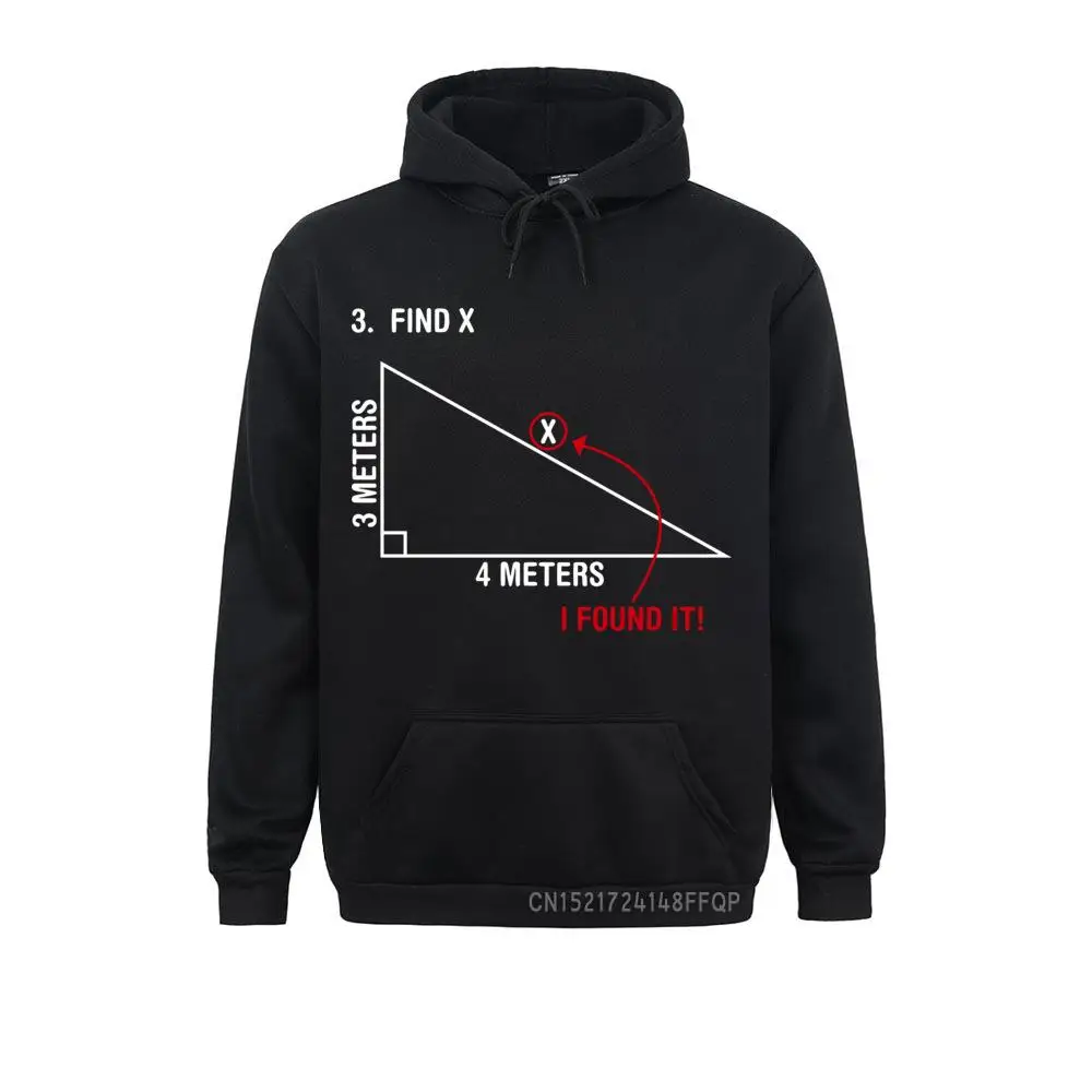 Find X Designer Men's Sweatshirts Math Triangle Equation Pullovers Ostern Day Cozy Hoodie For Boys Clothing