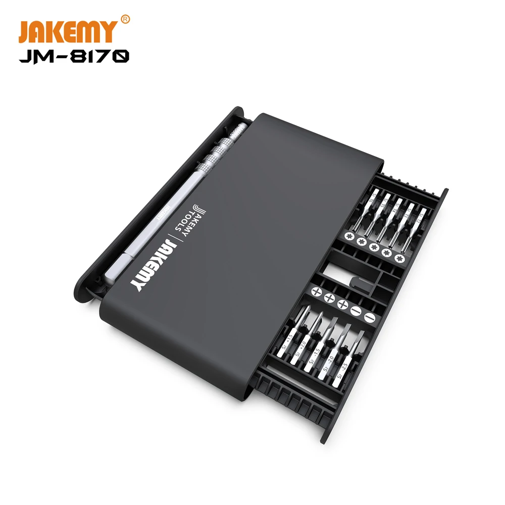 JAKEMY JM-8170 21-IN-1 Magnetic Screwdriver Set Torx Bits Precision Screw Driver Kit for Mobile Phone Computer Repair Tools