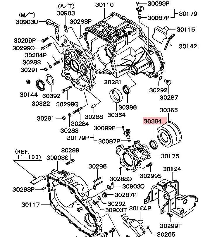 Масляное уплотнение PAJERO V3V7 # W M/T, выходной вал T/F RR MD731708 15Z 39,6 52 11 AE