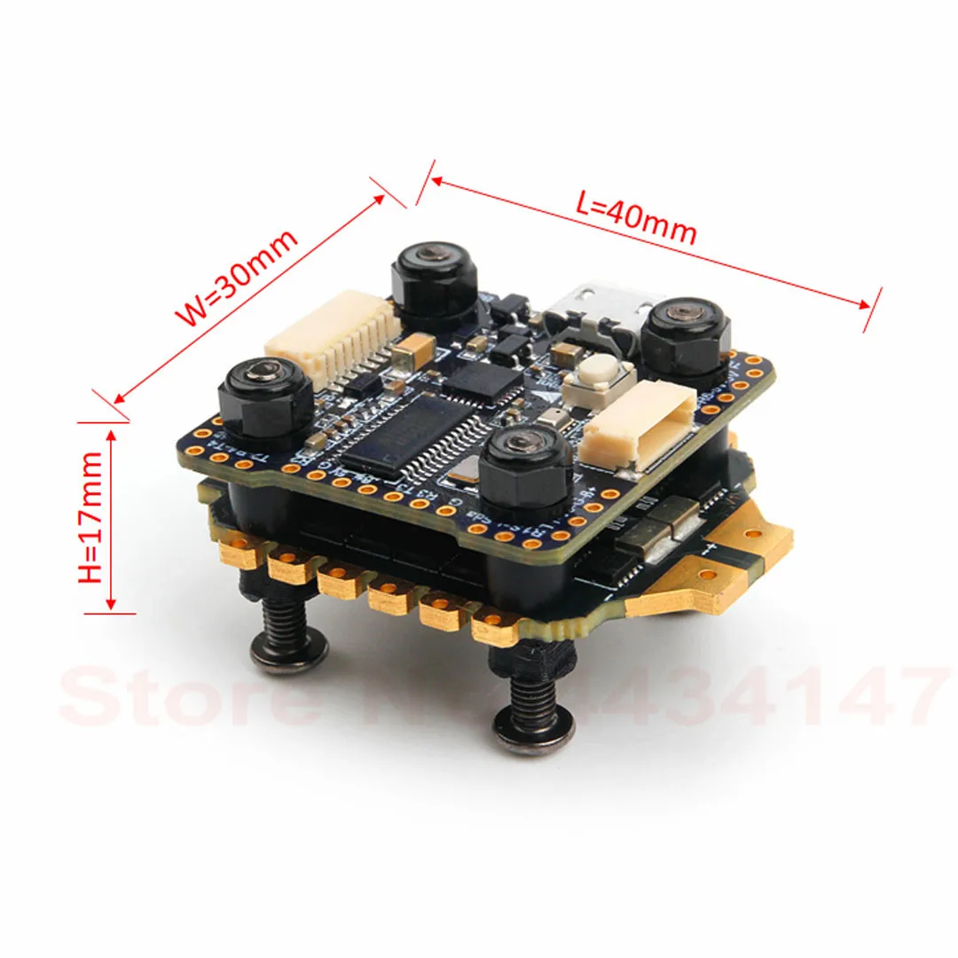 Holybro Kakute F7 mini V3 Flight Controller & Tekko32 F4 4in1 45A mini ESC upgrade & Atltal HV Micro VTX Combo Stack 20*20mm