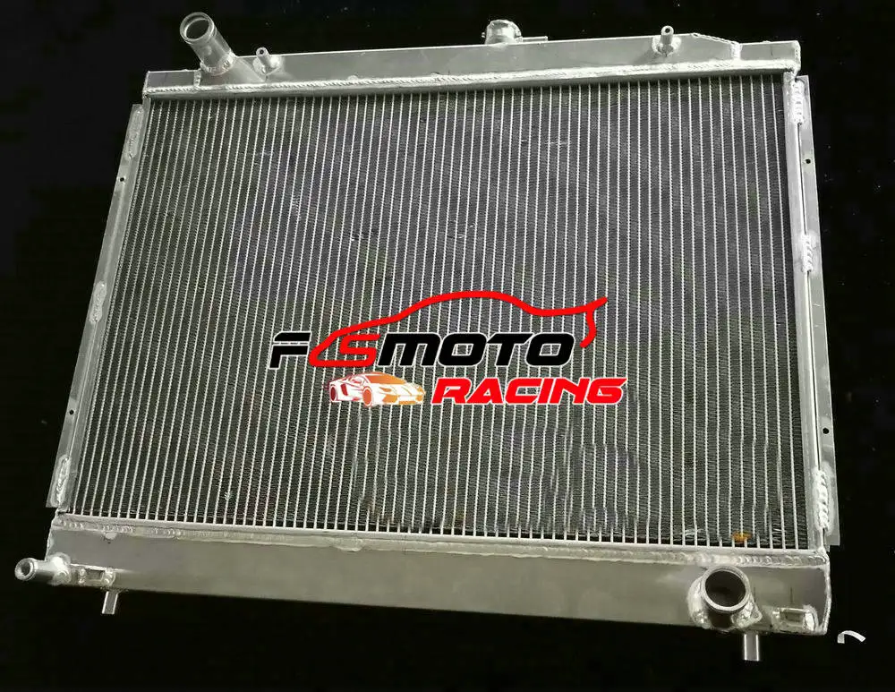 Aluminum Radiator For Mitsubishi Montero/Shogun/Pajero MK3 3.0L 3.5L 3.8L V6 PETROL V60 V87W V97W 6G72/6G74/6G75 1999-ON MT