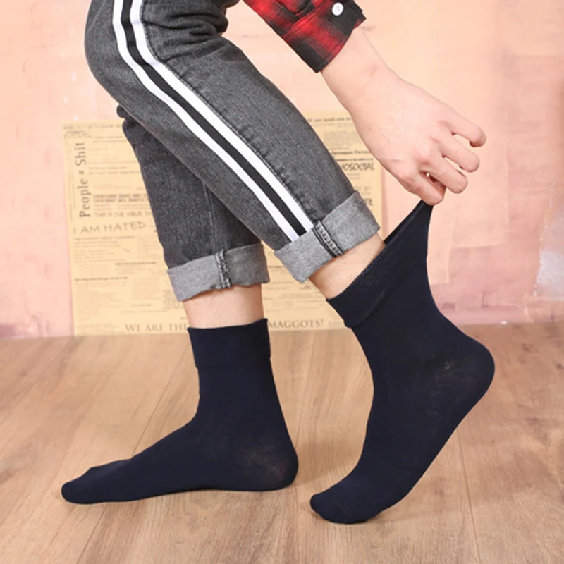 Calcetines tobilleros de algodón para diabéticos para hombre y mujer, calcetín cómodo, circulatorio, suelto, talla única