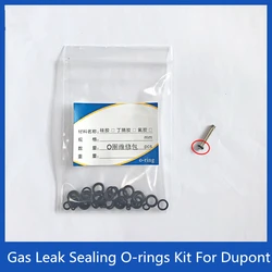 60pcs/Pack Durable Avoid Gas Leak Volatilize Rubber Sealing O-Rings Kit For Dupont Lighter Repair Service Gadgets Accessory