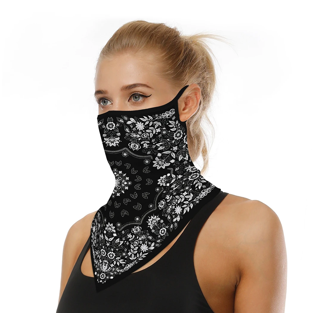 Cycling Face Mask Fashion Dustproof UV-Proof Face Bandana Face Cover Scarf Neck Running Hiking Men Women