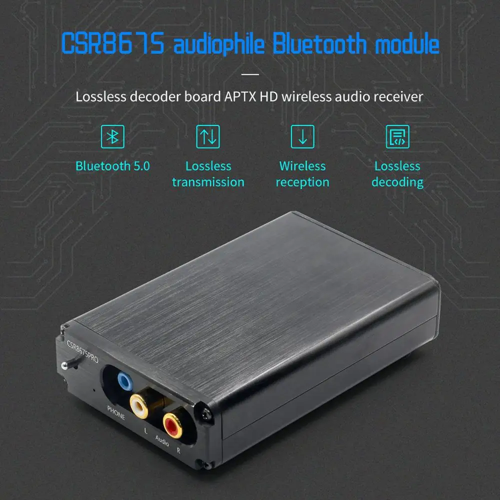 CSR8675 audiophile Bluetooth module 5.0 lossless decoder board APTX HD wireless audio receiver LDAC