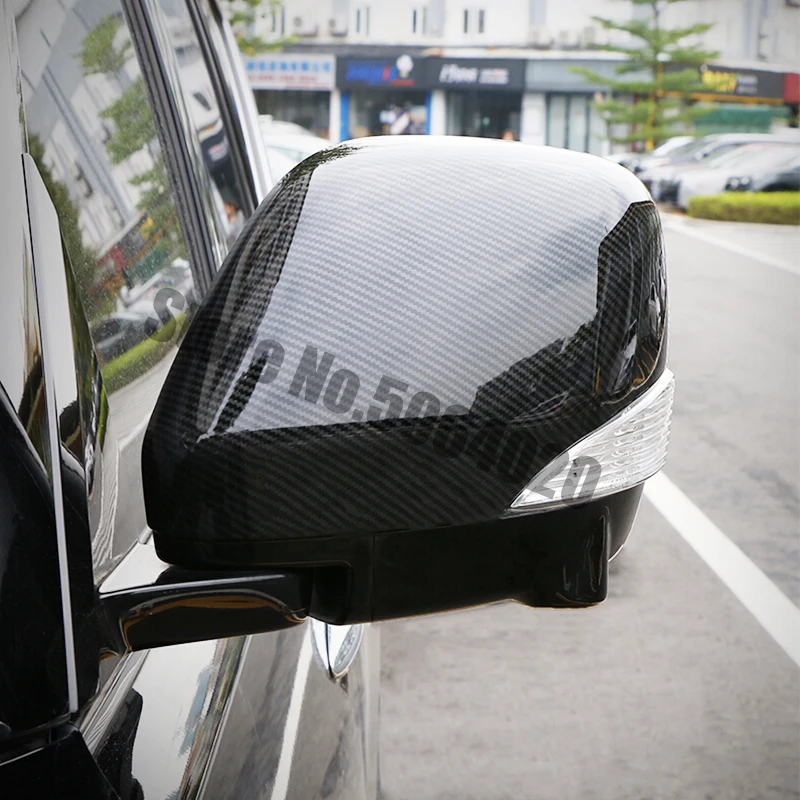 For Nissan Elgrand accessories 2011 12 13 14 15 16 17 18 2019 2020 ABS Chrome/Carbon Car  rearview mirror Cover Trim Car styling