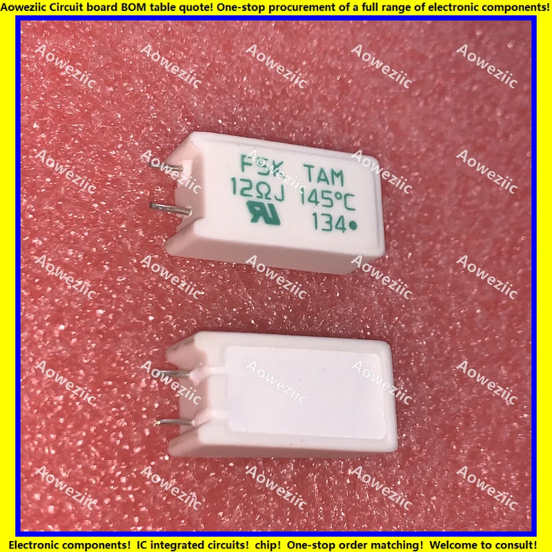 1Pcs/Lot With Temperature Vertical Cement Resistance F5K120J14 F5K TAM 12ΩJ 145℃ For 5W12RJ 5W12R 5W12Ohm Ceramic Resistor 5%