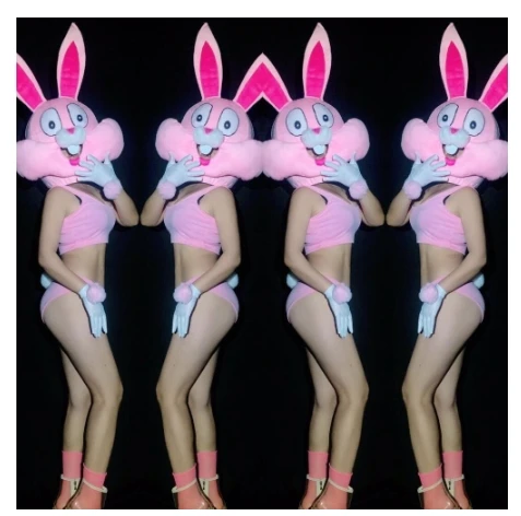 

Halloween cosplay costume Halloween party rabbit headwear costumes headdress Easter bunny