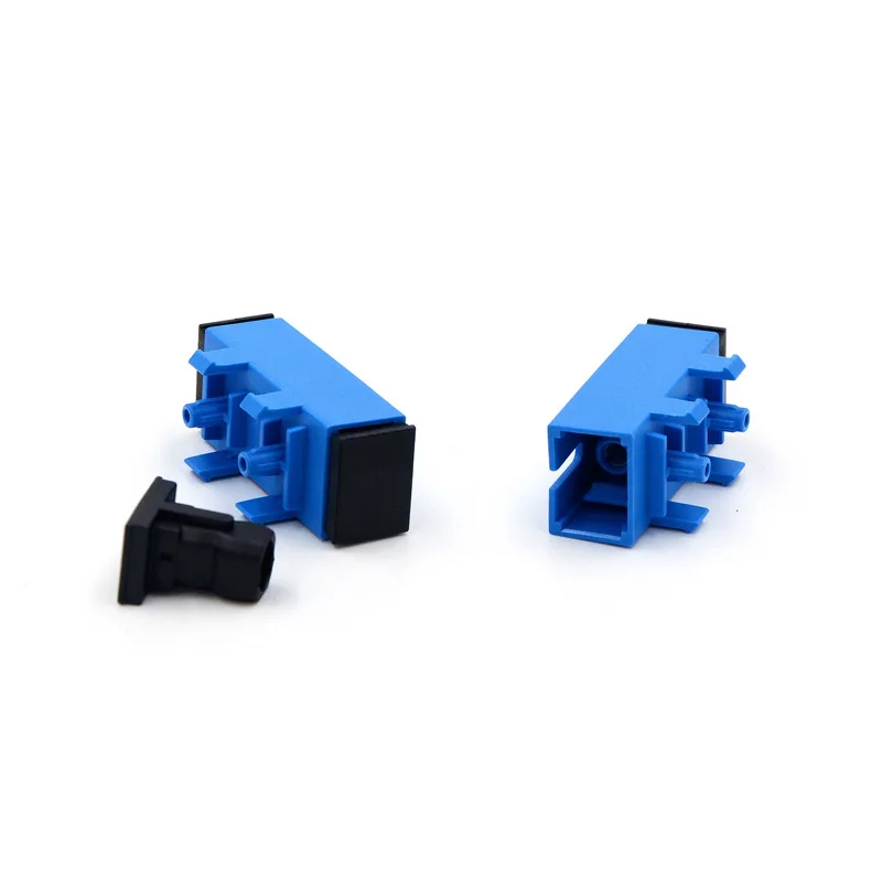 100PCS/LOT Ftth Optical Fiber Adapter SC UPC Single-Mode Simplex Fixed Optical Coupling Connector Wholesale Low Price