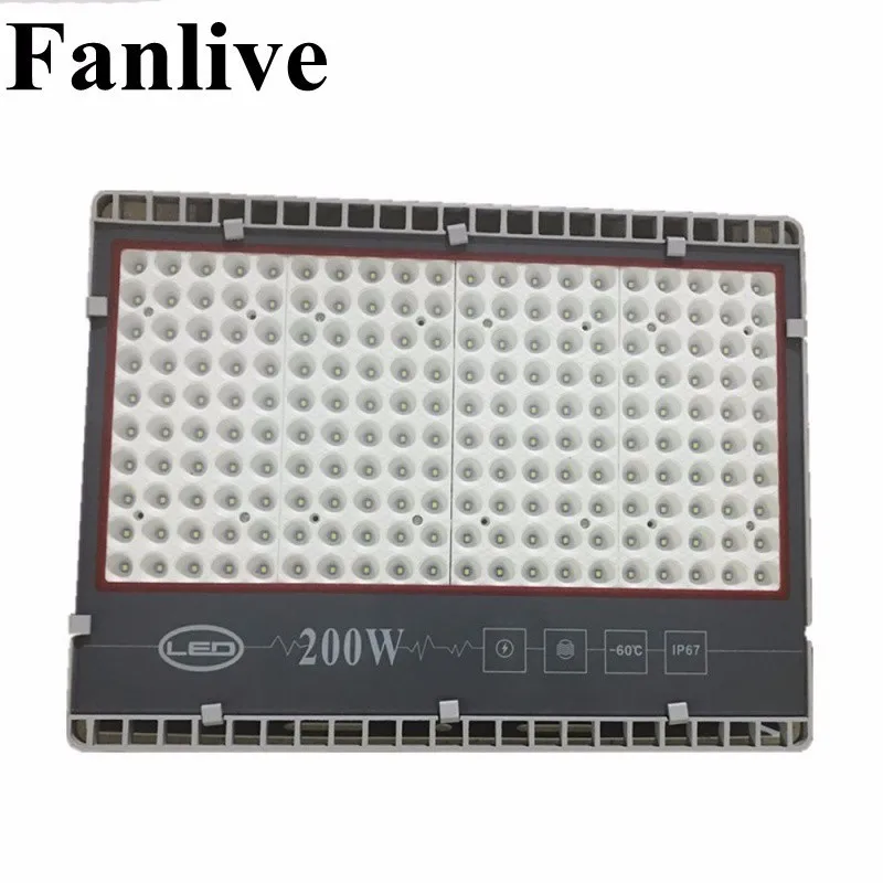 4PCS New Led Floodlight 30W 50W 100W 150W 200W AC 85-265V Projector Reflector Wall Lamp Waterproof Spotlight Outdoor Lighting