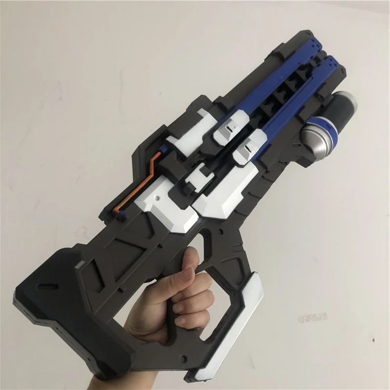 [ホット] ビッグサイズシミュレーションowゲームヒーロー兵士76小道具武器d.va衣装小道具手首銃武器コスプレおもちゃのモデルのギフト