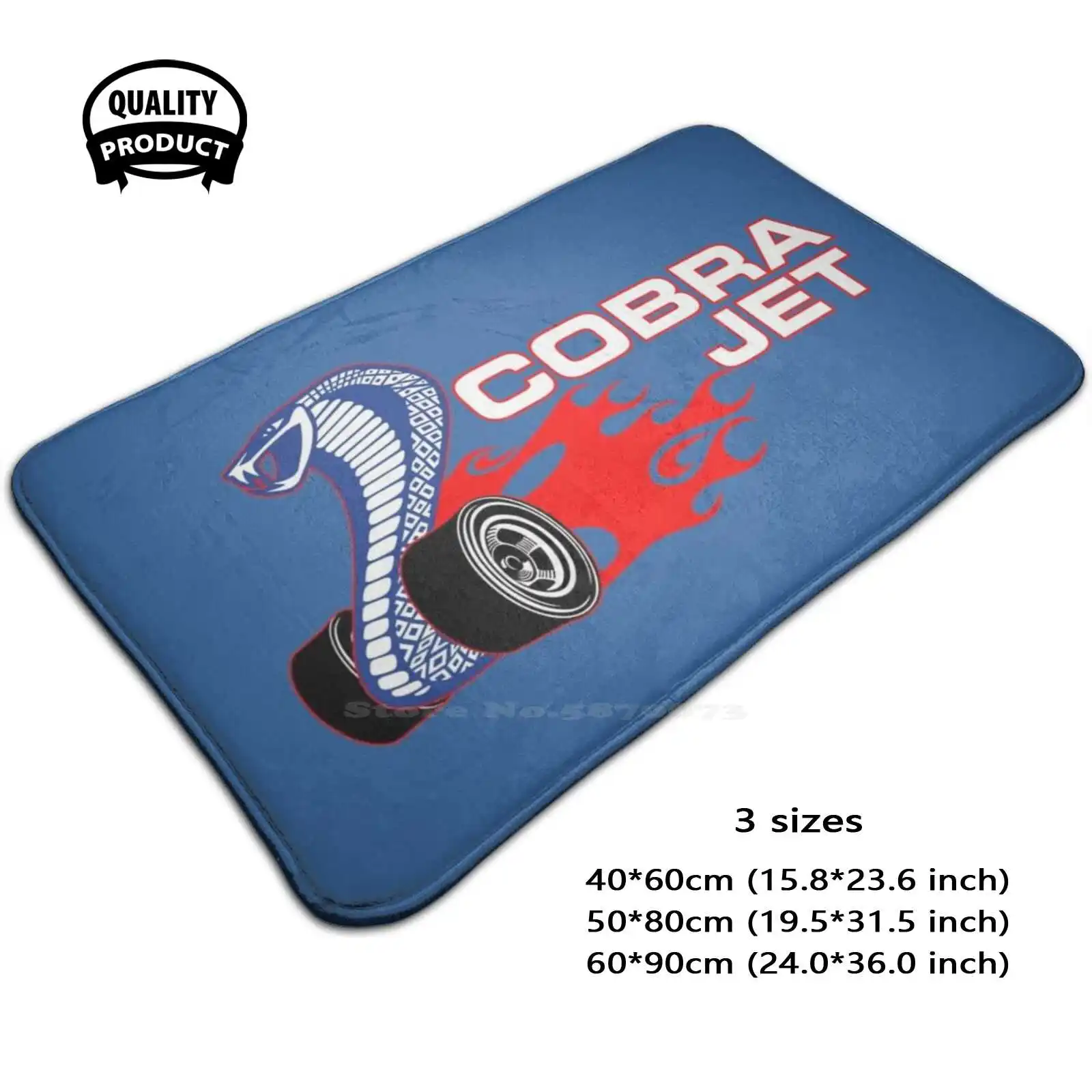 Jet Soft Cushion Home Carpet Door Mat Car Rug Detroit Lincoln Comet Car Muscle Vintage Classic Automobile Race American Retro