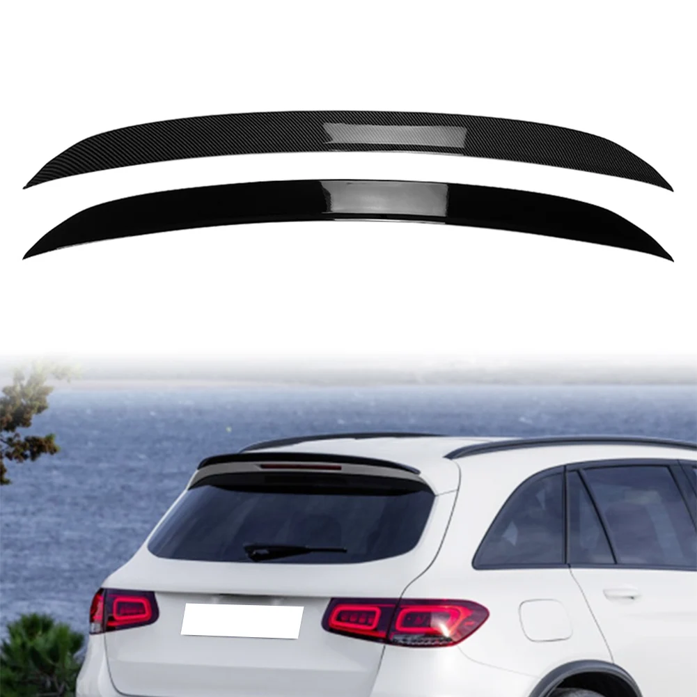 

Car Rear Roof Spoiler Window Wing Trim For Mercedes Benz X253 GLC-Class 2016 2017 2018 2019 2020 2021 Carbon/Gloss Black ABS