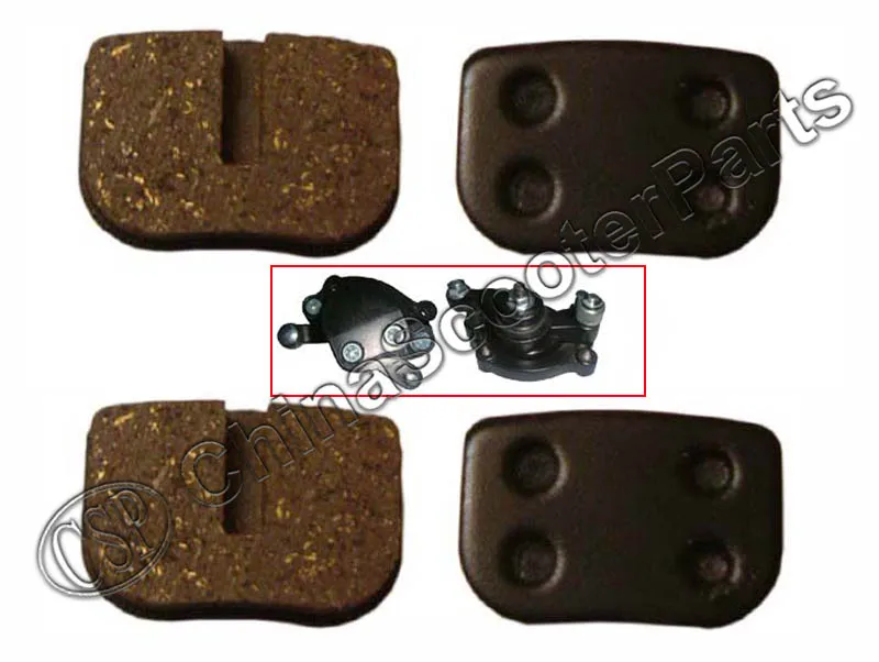 2 пары тормозных колодок 47 куб. См 49 куб. См мини-мотоцикл карманный велосипед газовый Скутер ATV квадроцикл картинг запчасти