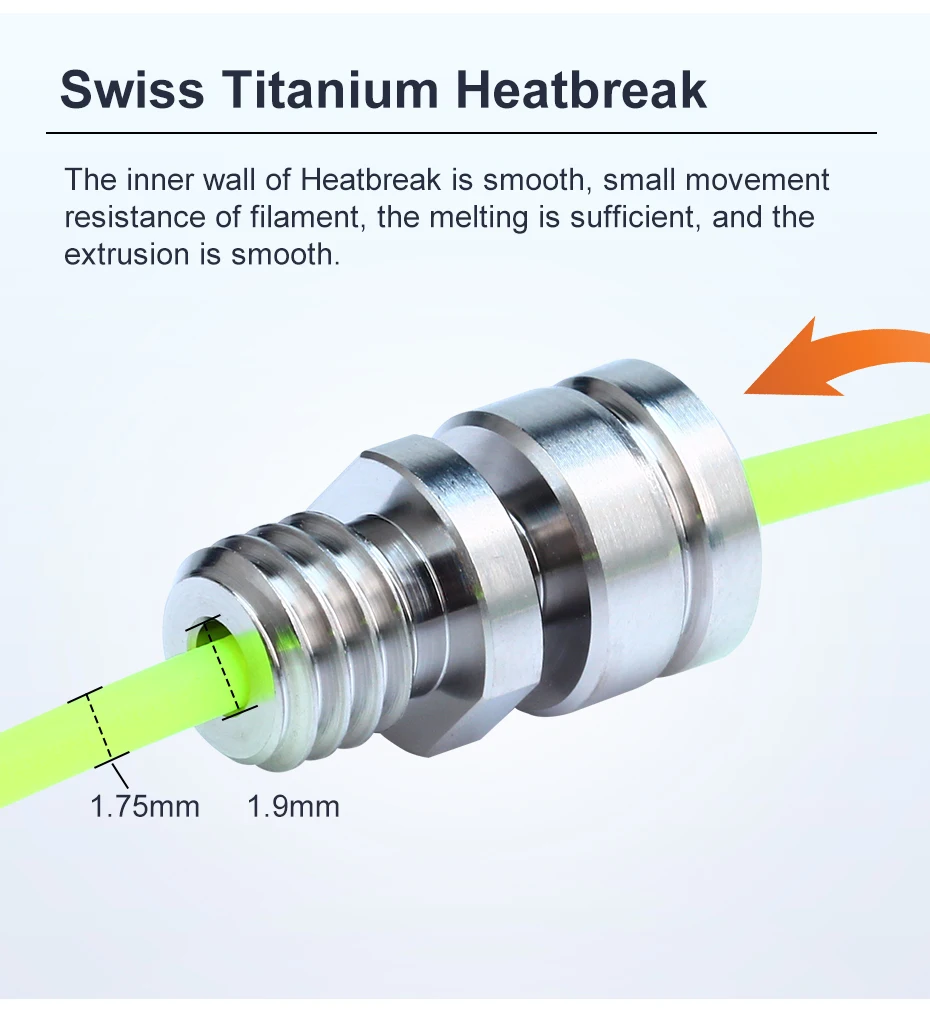 Trianglelab CR6 SE HOTEND GANZMETALL-HOTEND-KIT FÜR CR-6 SE CR-6 MAX SE Hochwertiges Extrusionskopf-KIT 3D-Drucker-Zubehör – Detail 6
