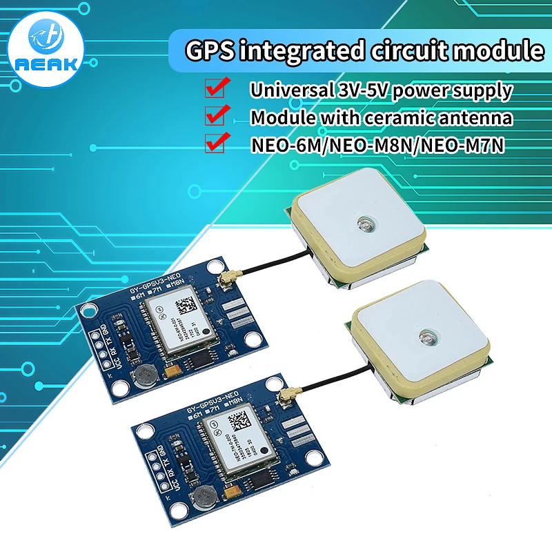 APM2.5 NEO-6M NEO-M8N NEO-M7N-0-000 GPS Module GYGPSV1-8M 3-5V GYGPSV5-NEO for Pixhawk APM