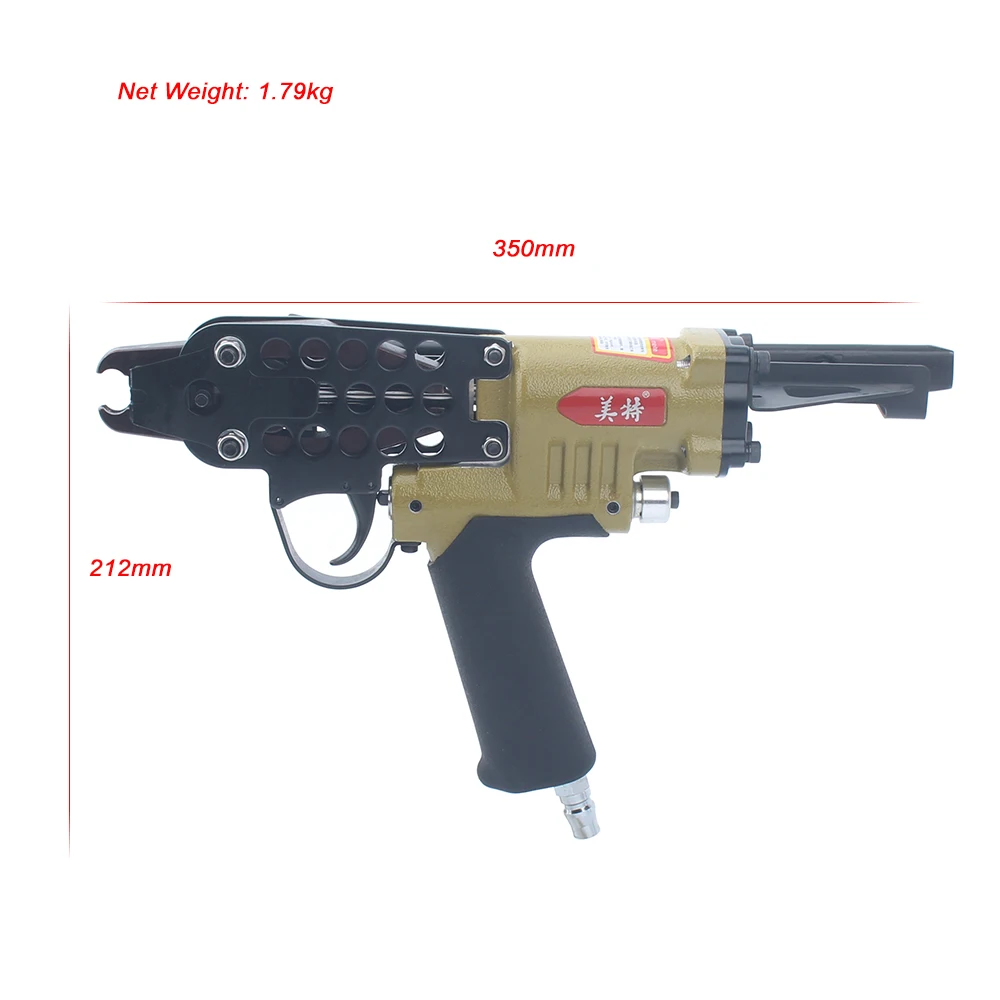 Imagem -04 - Meite Pneumático Hog Anel Nailer Alicate C-ring Sofá Colchão Gaiola Cama Pistola de Fixação de ar Novo Design Sc7c-i2