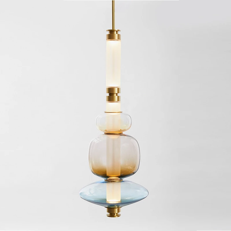 Postmodern Glass Bead Pendant Living Nordic Designer Pendant Lights Lighting Room Decorative Hanging Lamp Cafe Lights Fixtures