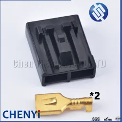 10 sets black 2 Pin Walbro 255LPH Electric fuel pump Connector plug GSS341/GSS342 GSS315/GSS317 For Toyota Honda Nissan Subaru
