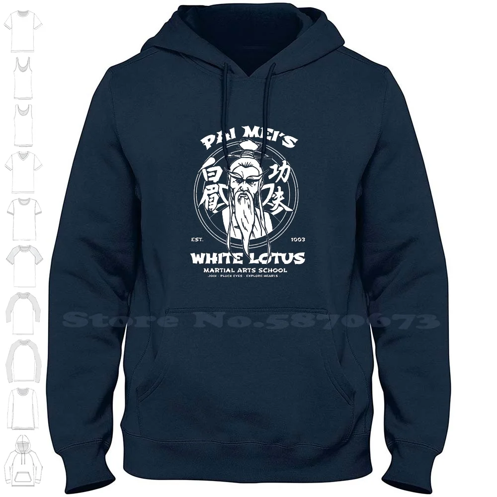 White Lotus Streetwear Sport Hoodie Sweatshirt Quentin Tarantino Pai Mei Bak Mei White Lotus Clan White Lotus Kung Fu Eagle