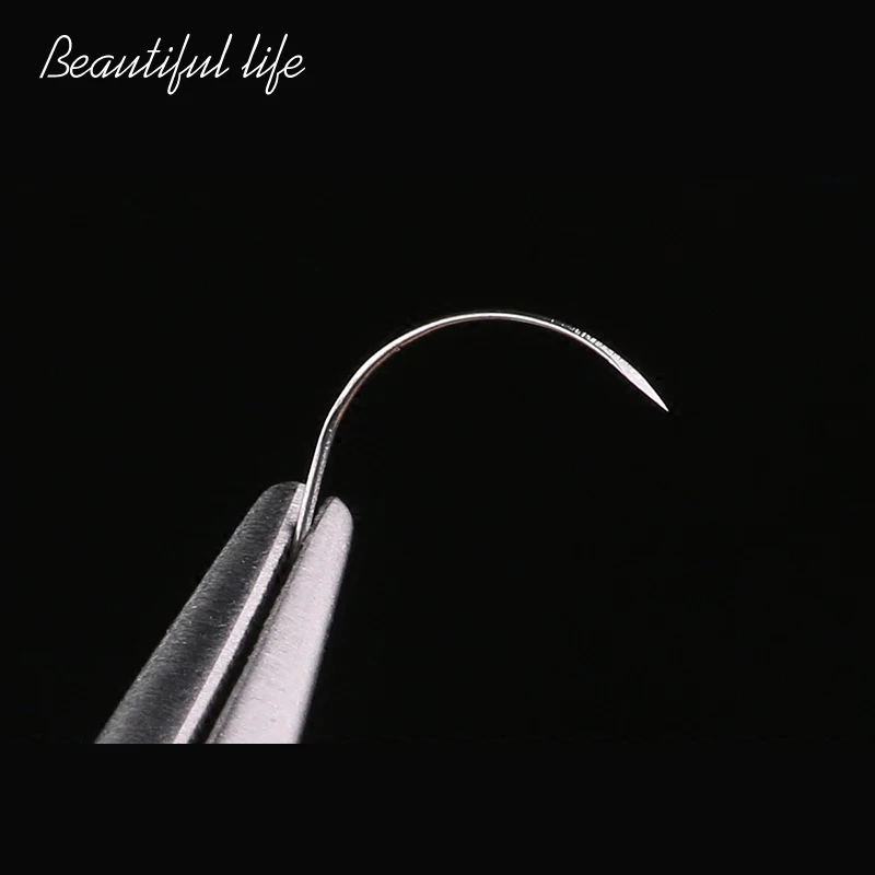 10 pcs Suture needle surgery tool nano-traceless angle needle eyelid burying surgical instrument triangle eyebrow canthus