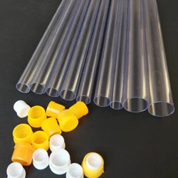 10pcs/lot 1.9-2.2cm Width Fishing Float Tube Fishing Bobber PVC Buoy Protection Storage Tube Portable Boya Pipe Fishing Tackle