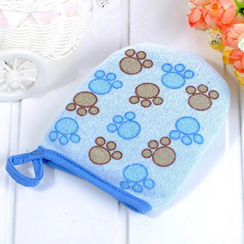 Cotton Baby Bath Shower Sponge Cartoon Mittens Kids Bath Brushes Scrubber Mitt Gloves Foam Rub Wash Cloth Towel Baby Care