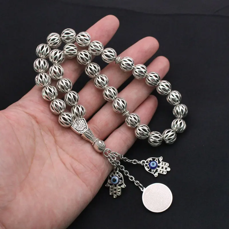 islam AYATUL KURSI Allah Rosary hamsa hand of fatima Ottoman Turkish Prayer 33 beads tasbih bracelets