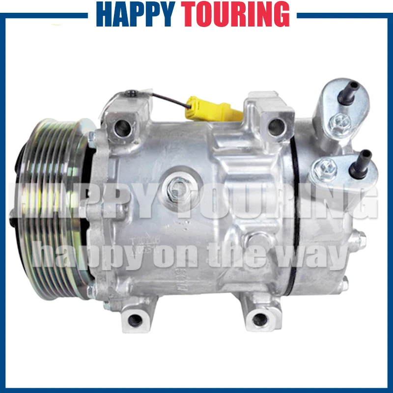 SD7V16 ac compressor for Citroen C5 C8 xsara For Peugeot 406 607 807/ Fiat scudo 9659232180 544083 6453NL 6453YJ 9645440480