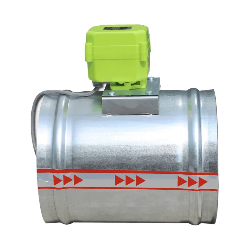 

AC220V DC24V Damper Electric Air Valve Motorized Check Valve for 3/4/5/6/8inch Pipe 80/100/125/150/200/250mm