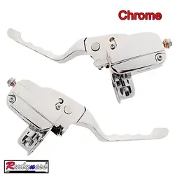 Chrome Handlebar Control Kit With Brake Hydraulic Clutch For Harley Touring Electra Street Glide FLH/T FLHX 2014-2023