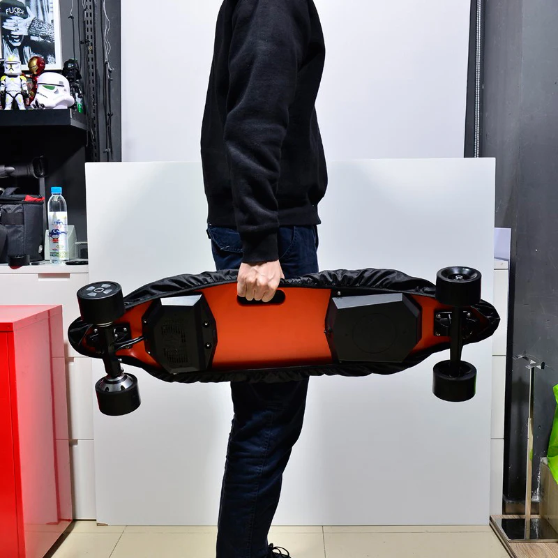 Teenager skateboarders elektrický bruslit deska obal nový přistát příboj skatboard dust-proof obal polyesterová ruka nést longboard kryty