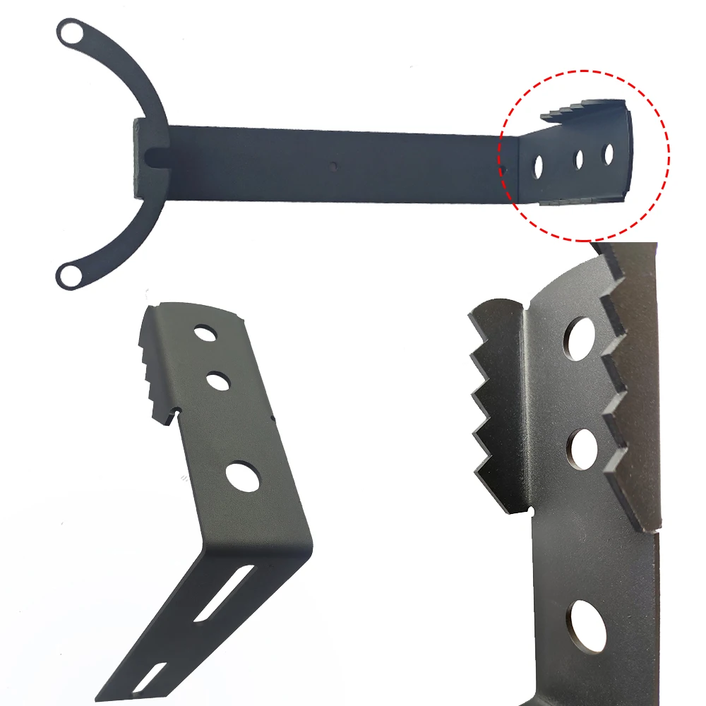 Black Powdercoating Steel Reverse Light Bracket  Reversing Light Bracket Exterior Acessories for 2007-2017 Suzuki Jimny Jb43