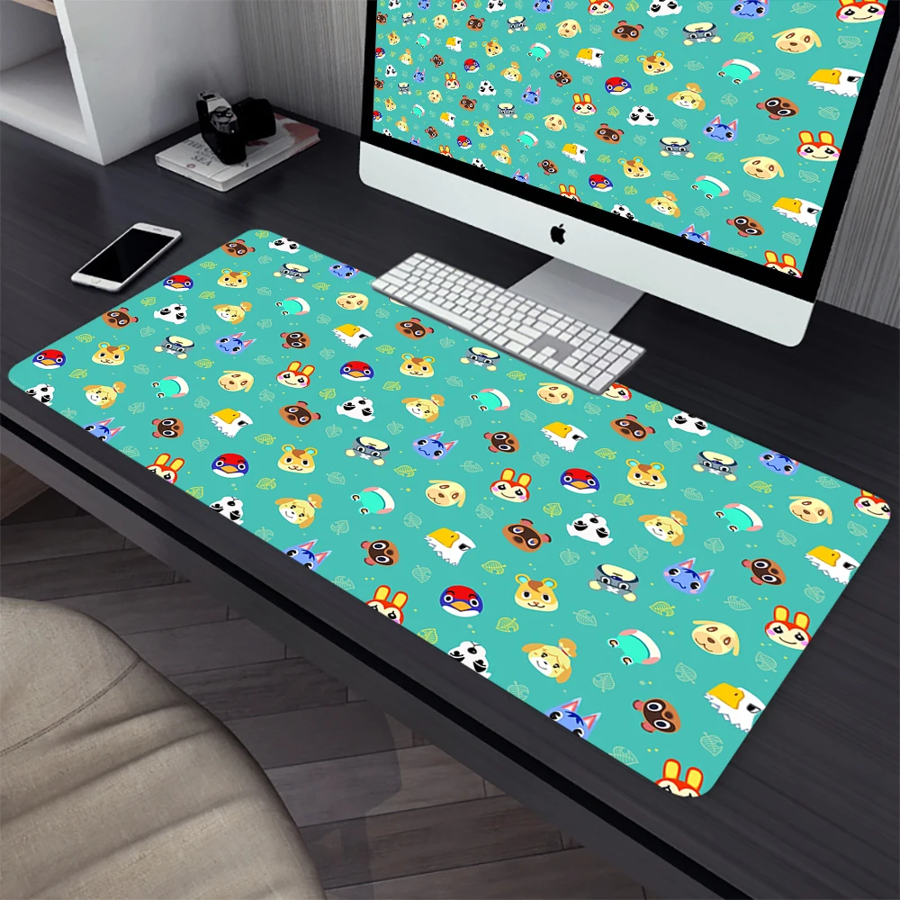 Animal Crossing New Horizons Large Gaming Mouse Pad Computer Mousepad Gamer Mouse Mat Office Mausepad XXL Keyboard Mat Desk Pad