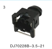 200PCS DJ70228B-3.5-21 2Pin AMP Car Electrical Wire Connectors for Audi ,BMW,Honda,Toyota,NISSAN AND other models.