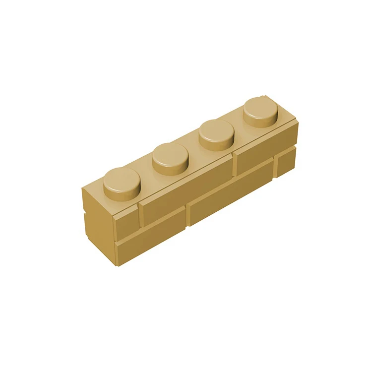 

10pcs Compatible MOC Brick Parts 15533 Brick Modified 1 x 4 with Masonry Profile Building Block Particle DIY Kid Brain Toy Gift