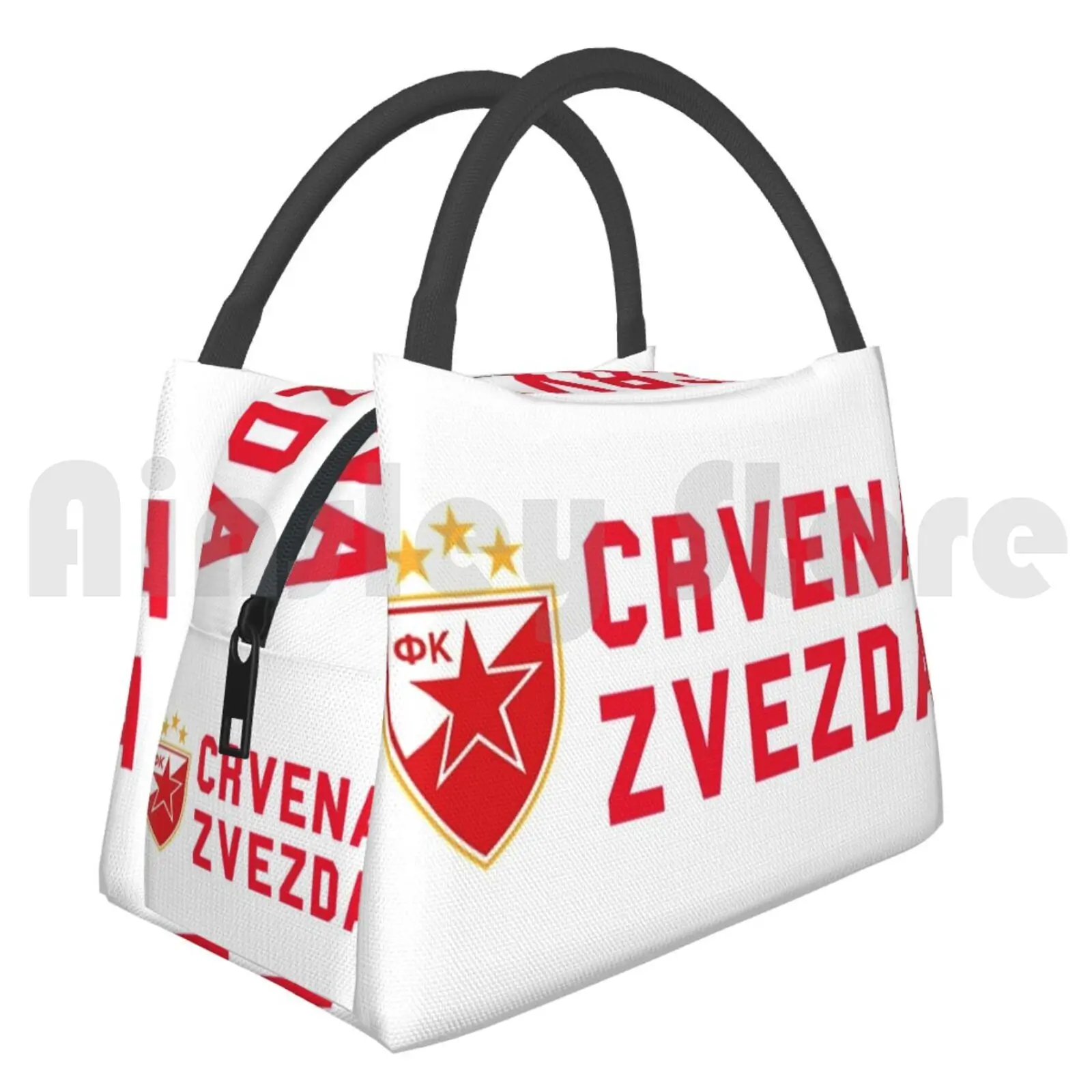 

Портативная изоляционная сумка Crvena Zvezda Football Merchandise Crvena Zvezda Belgrade Serbia Red Star Euroleague