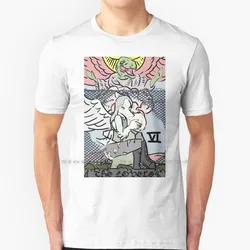 The Lovers T Shirt Cotton 6XL The Lovers Tarot Snoot Game Goodbye Volcano High Dinosaurs Anon Fang Lucy Raptor Jesus