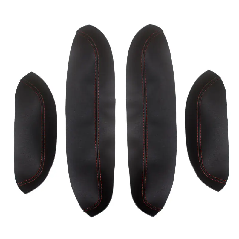 Door Panel Cover For Suzuki Swift 2005 2006 2007 2008 2009 2010 2011 2012 4Pcs Car Door Armrest Panel Skin Cover Sticker Trim