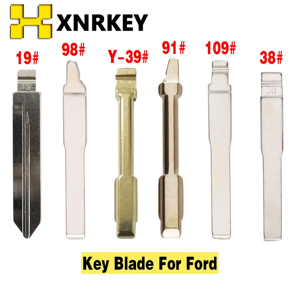 

XNRKEY #19 #98 #Y-39 #91 #109 #38 FO38 HU101 F021 blank key for Ford Fusion Focus Mondeo Fiesta Galaxy Replacement Key Blade