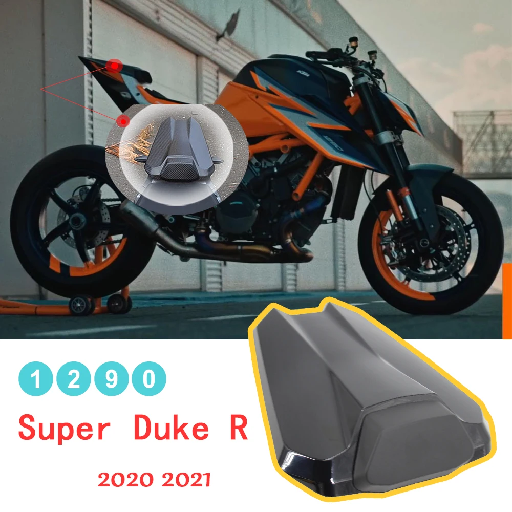 

2020 2021 For 1290 Super Duke R Seat Cover Motorcycle Rear Passenger Pillion Fairing Cowl Carbon