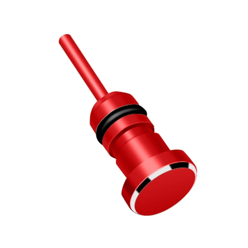 Prise casque, accessoires Anti-poussière, Ports de charge, protecteur, prise Anti-poussière, bouchon de poussière en métal Portable, récupération de carte