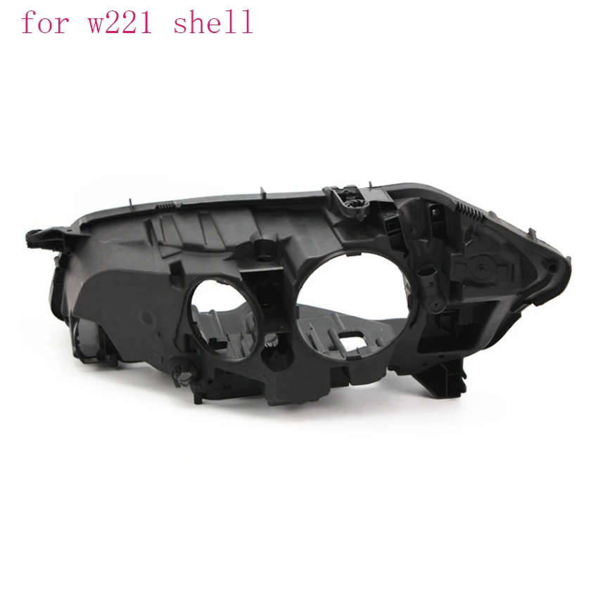 shell w221 Front headlight cover black base Headlight back shell for Mercedes-Benz s Class W221 S280 S300  S500  shell 2010 2011