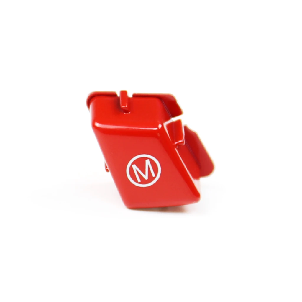 الأحمر عجلة توجيه سيارة م بدء وقف التبديل زر غطاء الكسوة لسيارات BMW E90 E92 E93 M3 الرياضة اكسسوارات السيارات