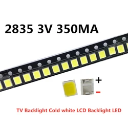 100 stücke Original 2835 3528 1210 3V 2W SMD LED Für Reparatur TV Hintergrundbeleuchtung Kalten weiß Lcd-hintergrundbeleuchtung LED