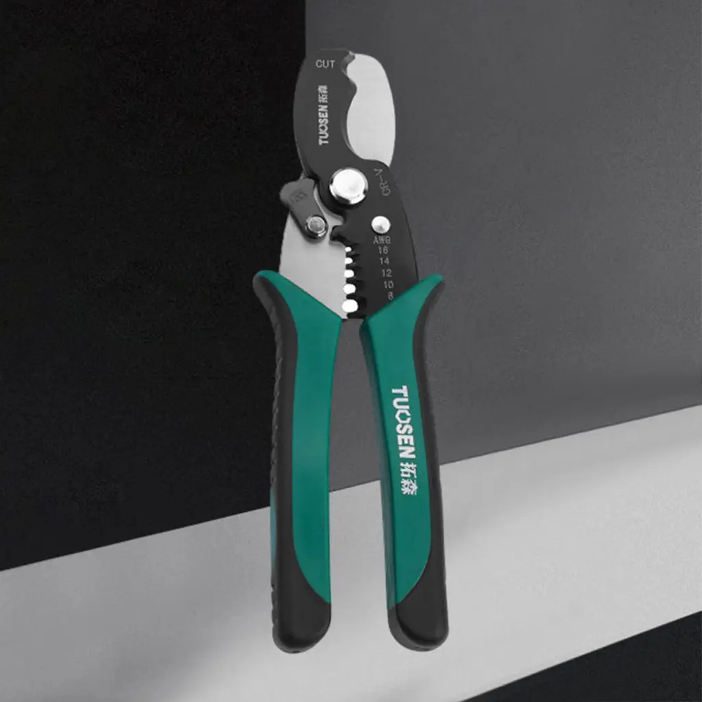 Multi-Tool Wire Stripper Crimper Professional Cable Cutter Plier Multifunction for Bending Wire Electricians Pull-wire Tools